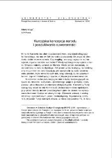 Kurdyjska koncepcja narodu i poszukiwanie suwerenności