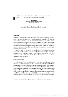 Determinant factors of multiculturalism in Switzerland