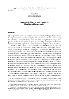 Goazen mendira! (Let`s go to the mountains!). Hill walking and Basque identity