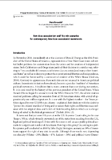 How does secessionism end? No-win scenarios for contemporary American secessionist movements