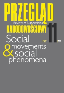Przegląd Narodowościowy / Review of Nationalities: tom 11 - Social movements and social phenomena - contents