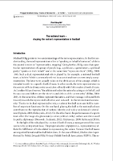 The national team - shaping the nation`s representation in football