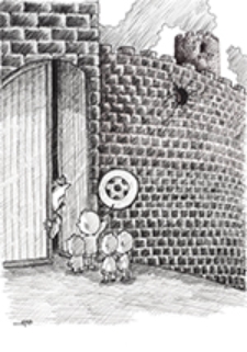 Zamek : VI Otwarty Międzynarodowy Konkurs na Rysunek Satyryczny / Milad Aghajani