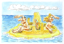 Zamek [1] : VI Otwarty Międzynarodowy Konkurs na Rysunek Satyryczny / Vladimir Romanov