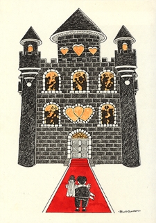 Zamek : VI Otwarty Międzynarodowy Konkurs na Rysunek Satyryczny / Li Runquan