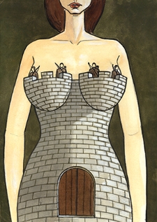 Zamek : VI Otwarty Międzynarodowy Konkurs na Rysunek Satyryczny / Florin Aron Pădurean