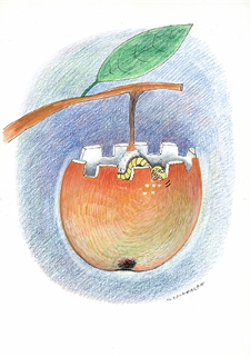 Zamek [1] : VI Otwarty Międzynarodowy Konkurs na Rysunek Satyryczny / Maciej Trzepałka