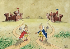 Zamek : VI Otwarty Międzynarodowy Konkurs na Rysunek Satyryczny / Marian Serban