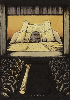 Zamek : VI Otwarty Międzynarodowy Konkurs na Rysunek Satyryczny / Jamal Rahmati