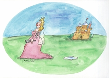 Zamek : VI Otwarty Międzynarodowy Konkurs na Rysunek Satyryczny / Costel Pătră?can