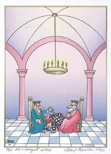 Zamek [1] : VI Otwarty Międzynarodowy Konkurs na Rysunek Satyryczny / Robert Szecówka (1935-2020)