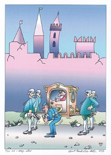 Zamek [2] : VI Otwarty Międzynarodowy Konkurs na Rysunek Satyryczny / Robert Szecówka