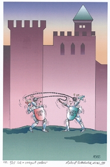 Zamek [3] : VI Otwarty Międzynarodowy Konkurs na Rysunek Satyryczny / Robert Szec&oacute;wka