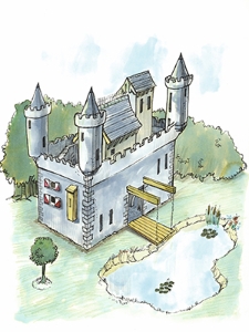 Zamek [1] : VI Otwarty Międzynarodowy Konkurs na Rysunek Satyryczny / Luc Vermeersch