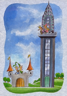 Zamek [1] : VI Otwarty Międzynarodowy Konkurs na Rysunek Satyryczny / Stefaan Provijn