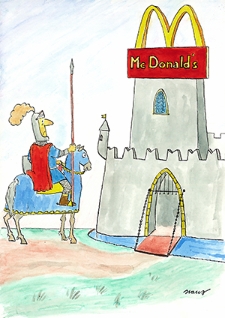 Zamek [1] : VI Otwarty Międzynarodowy Konkurs na Rysunek Satyryczny / Ivan Haramija