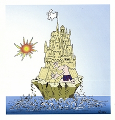 Zamek [1] : VI Otwarty Międzynarodowy Konkurs na Rysunek Satyryczny / W. C. Henkes