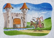 Zamek [2] : VI Otwarty Międzynarodowy Konkurs na Rysunek Satyryczny / Stefaan Provijn