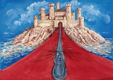 Zamek : VI Otwarty Międzynarodowy Konkurs na Rysunek Satyryczny / Jacek Lanckoroński