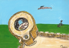 Zamek [1] : VI Otwarty Międzynarodowy Konkurs na Rysunek Satyryczny / Gerda de Jong