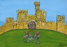 Zamek [2] : VI Otwarty Międzynarodowy Konkurs na Rysunek Satyryczny / Gerda de Jong