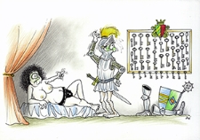 Zamek [2] : VI Otwarty Międzynarodowy Konkurs na Rysunek Satyryczny / Dré Mathijs