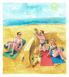 Zamek [2] : VI Otwarty Międzynarodowy Konkurs na Rysunek Satyryczny / Luc Vernimmen