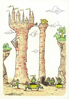 Zamek : VI Otwarty Międzynarodowy Konkurs na Rysunek Satyryczny / Zoran Zlaticanin