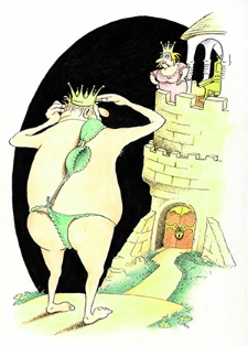 Zamek [2] : VI Otwarty Międzynarodowy Konkurs na Rysunek Satyryczny / Anatoly Apchel