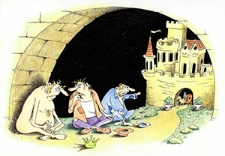 Zamek [3] : VI Otwarty Międzynarodowy Konkurs na Rysunek Satyryczny / Anatoly Apchel