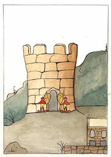 Zamek [1] : VI Otwarty Międzynarodowy Konkurs na Rysunek Satyryczny / Sona Bahari