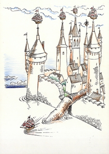 Zamek : VI Otwarty Międzynarodowy Konkurs na Rysunek Satyryczny / Maxim Smagin