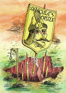 Zamek [3] : VI Otwarty Międzynarodowy Konkurs na Rysunek Satyryczny / Aurel Stefan Alexandrescu