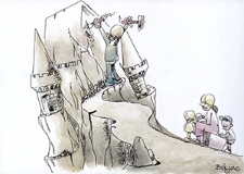 Zamek [3] : VI Otwarty Międzynarodowy Konkurs na Rysunek Satyryczny / Milan Bukovac