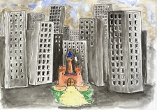 Zamek : VI Otwarty Międzynarodowy Konkurs na Rysunek Satyryczny / Valeri Tarasenko