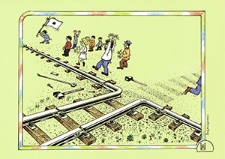 Zamek [3] : VI Otwarty Międzynarodowy Konkurs na Rysunek Satyryczny / Oleksandr Wolodimirowic Andruszczenko