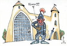 Zamek [1] : VI Otwarty Międzynarodowy Konkurs na Rysunek Satyryczny / Andrzej Lipniewski