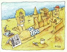 Zamek [2] : VI Otwarty Międzynarodowy Konkurs na Rysunek Satyryczny / Dmitry Kononov