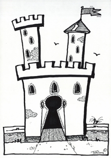 Zamek : VI Otwarty Międzynarodowy Konkurs na Rysunek Satyryczny / Tomasz Wołoszyn