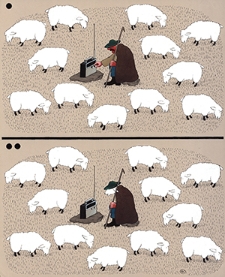 Radio : VII Otwarty Międzynarodowy Konkurs na Rysunek Satyryczny / Yuri Ochakovsky