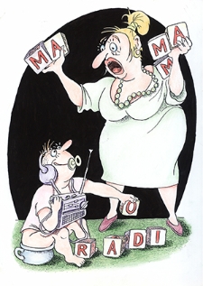 Radio [5] : VII Otwarty Międzynarodowy Konkurs na Rysunek Satyryczny / Anatoly Apchel