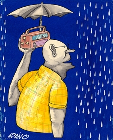 Radio : VII Otwarty Międzynarodowy Konkurs na Rysunek Satyryczny / Adan Iglesias Toledo