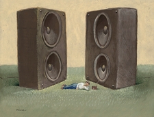 Radio : VII Otwarty Międzynarodowy Konkurs na Rysunek Satyryczny / Florian Doru Crihana