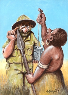 Radio : VII Otwarty Międzynarodowy Konkurs na Rysunek Satyryczny / Sławomir Łuczyński