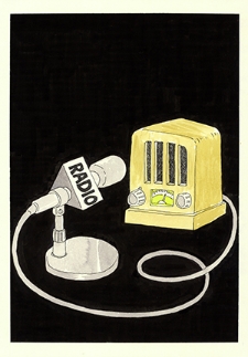 Radio [3] : VII Otwarty Międzynarodowy Konkurs na Rysunek Satyryczny / Mitsuru Ebina