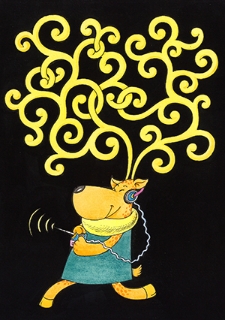 Radio : VII Otwarty Międzynarodowy Konkurs na Rysunek Satyryczny / Zhu Cheng