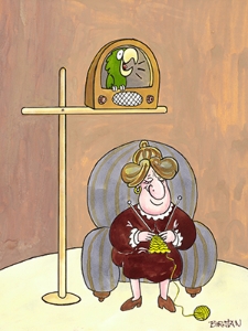 Radio [2] : VII Otwarty Międzynarodowy Konkurs na Rysunek Satyryczny / Biratan Porto