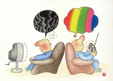 Radio [3] : VII Otwarty Międzynarodowy Konkurs na Rysunek Satyryczny / Huang Kun