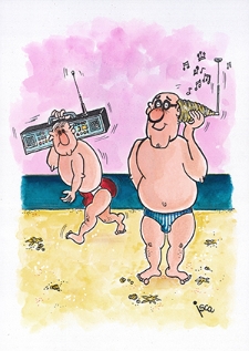 Radio : VII Otwarty Międzynarodowy Konkurs na Rysunek Satyryczny / Emilio Isca