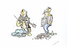 Radio : VII Otwarty Międzynarodowy Konkurs na Rysunek Satyryczny / Radek Machata